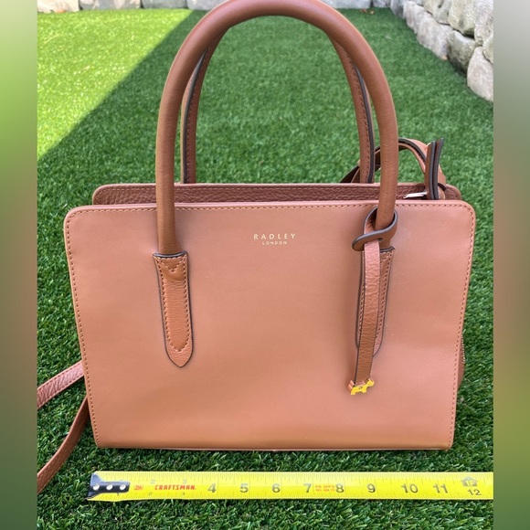 Radley London Liverpool Street Leather Ziptop Tan Brown - Picture 2 of 12